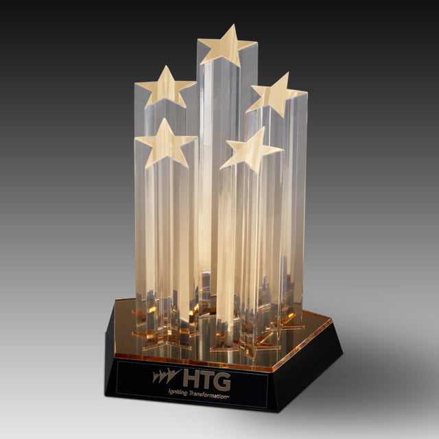 Star Column with Acrylic Plaque Star Awards