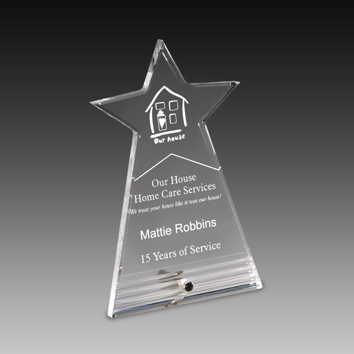 Acrylic Perpetual Award Plaque: Contact For A Quote