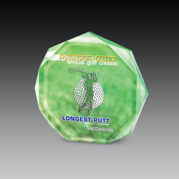AcryliPrint® HD Beveled Octagon Award