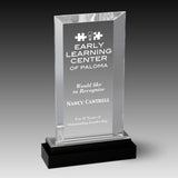 CrystalAcrylic Fusion Beveled Rectangle™ Award