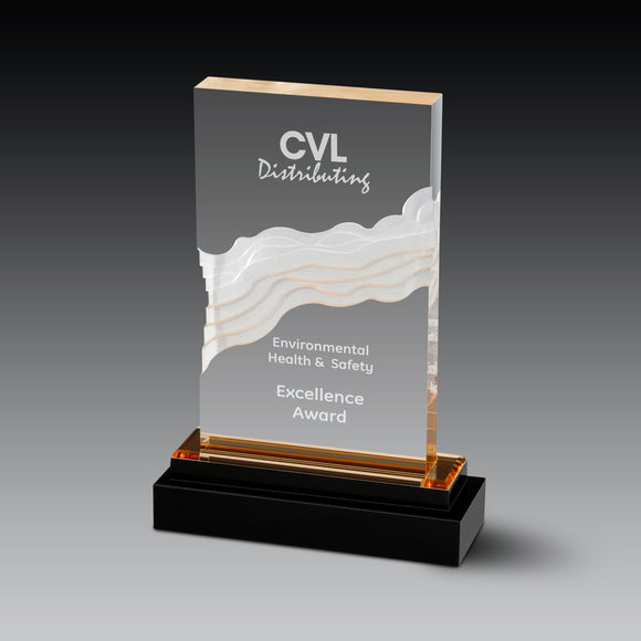 CrystalAcrylic Fusion Wave™ Award